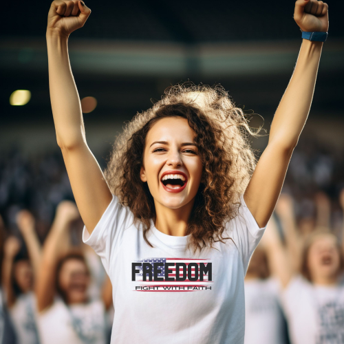 Freedom Flag FWF Unisex Heavyweight T-Shirt