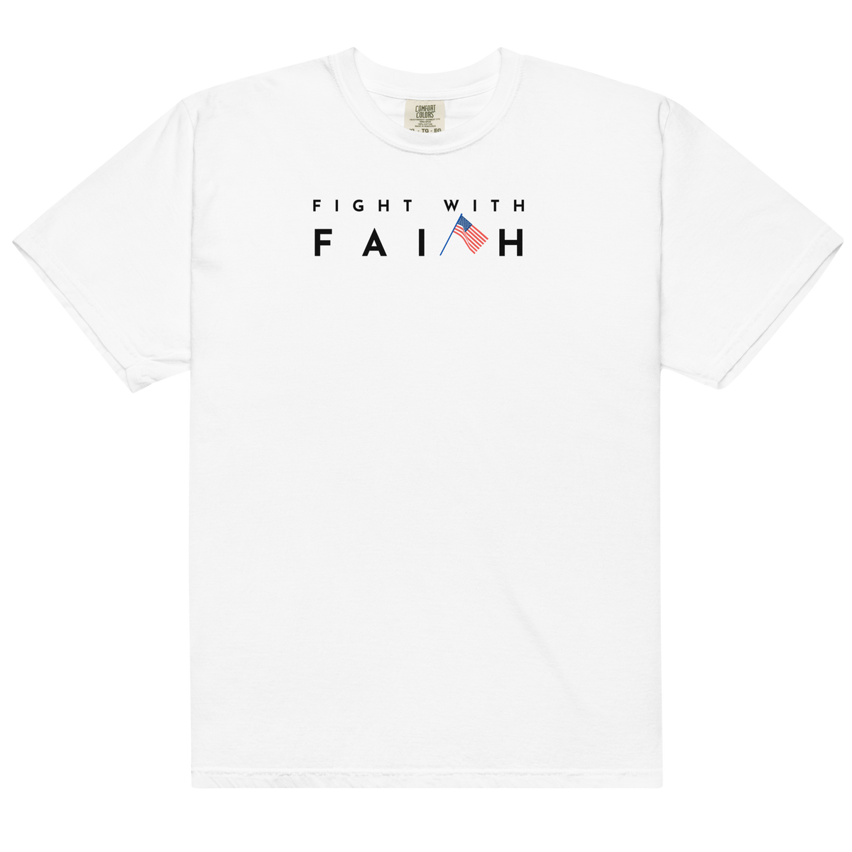 Faith Flag Unisex Heavyweight T-Shirt