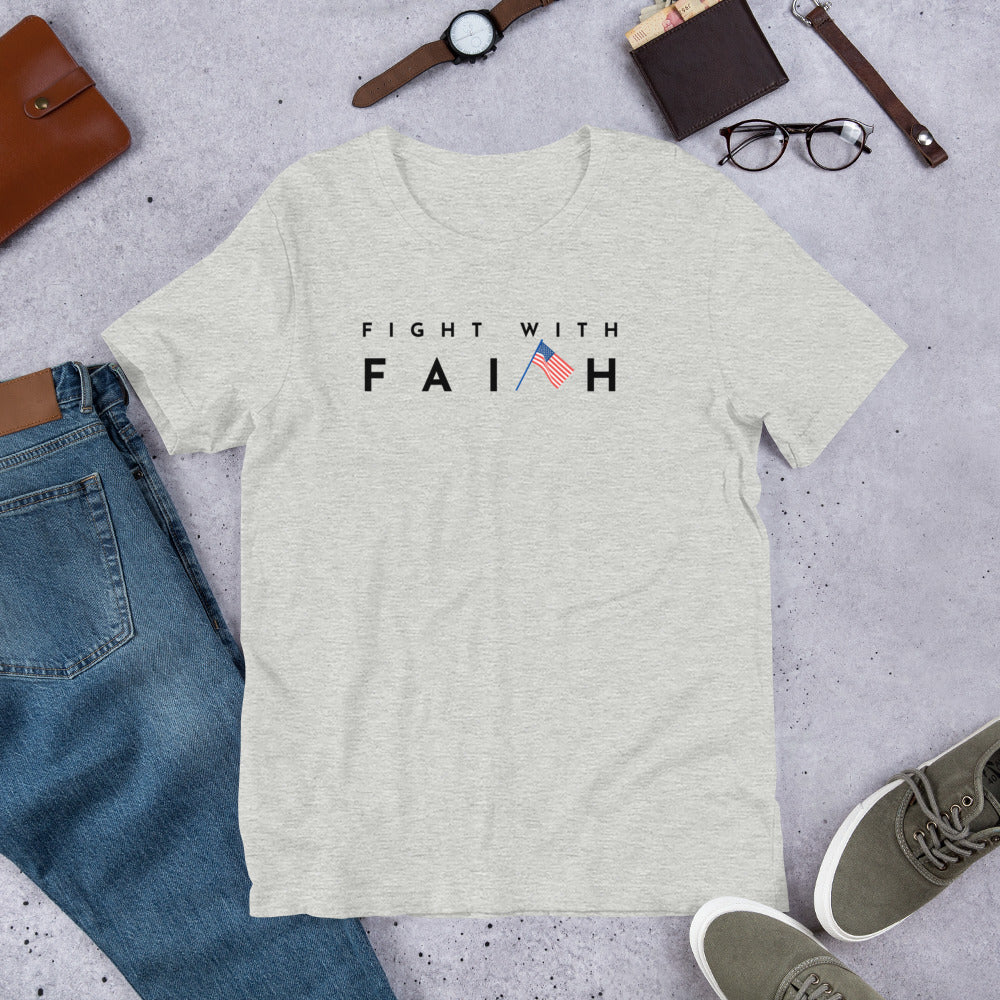 Faith Flag Unisex Lightweight T-shirt
