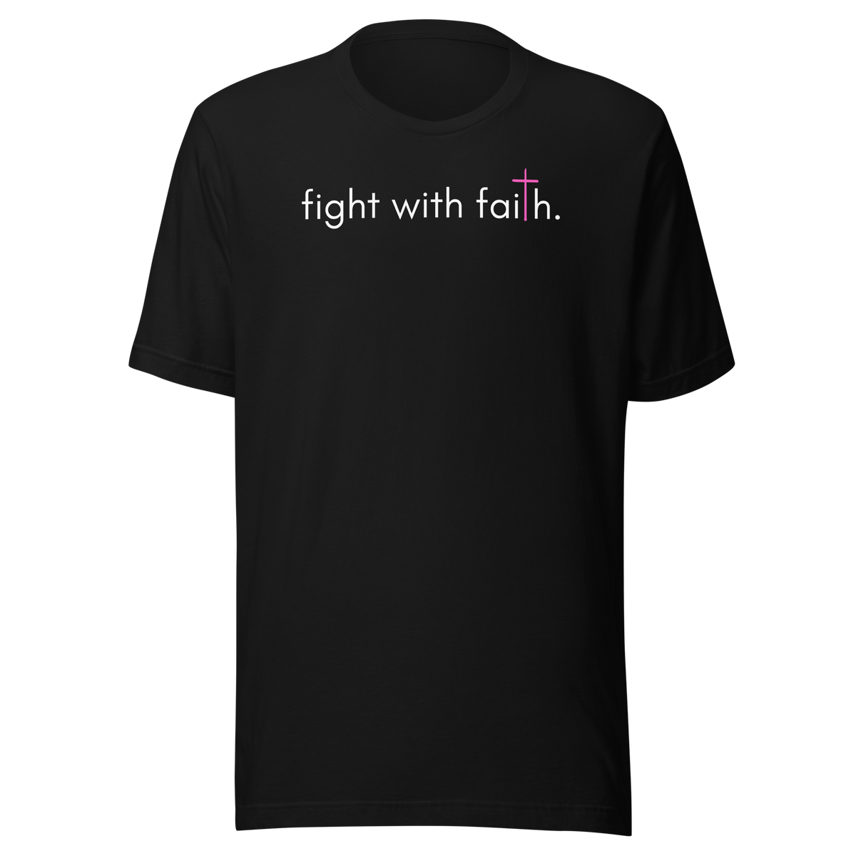 FWF Pink Cross Unisex Lightweight T-shirt